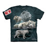 White tiger collage - T-shirt enfant tigres - The Mountain