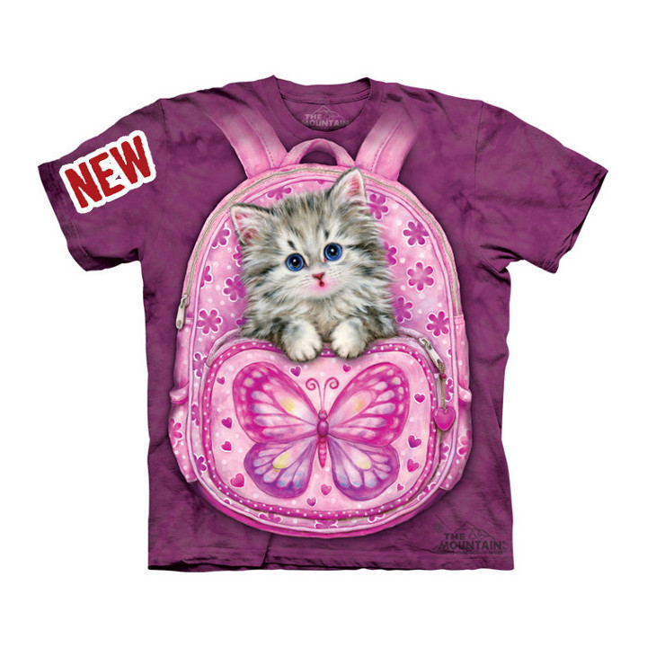 Backpack kitty - T-shirt enfant fille- Chat - The Mountain