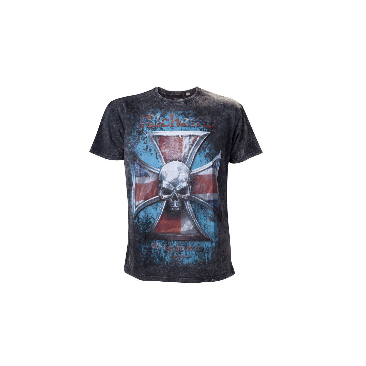 Iron cross vintage - T-shirt homme - Alchemy gothic - Manches courtes