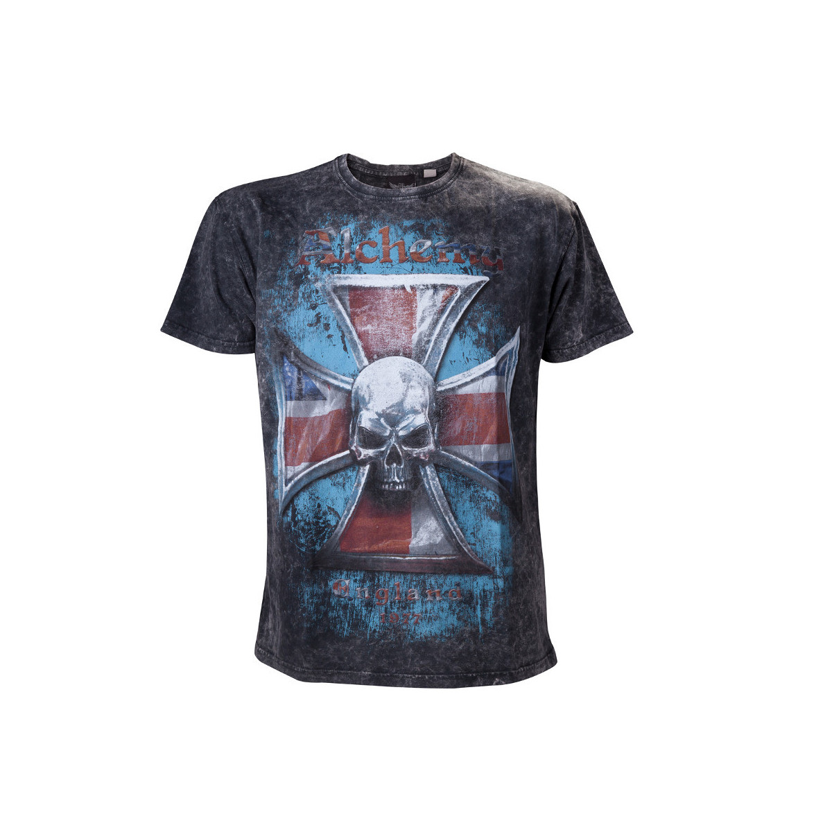Iron cross vintage - T-shirt homme - Alchemy gothic - Manches courtes