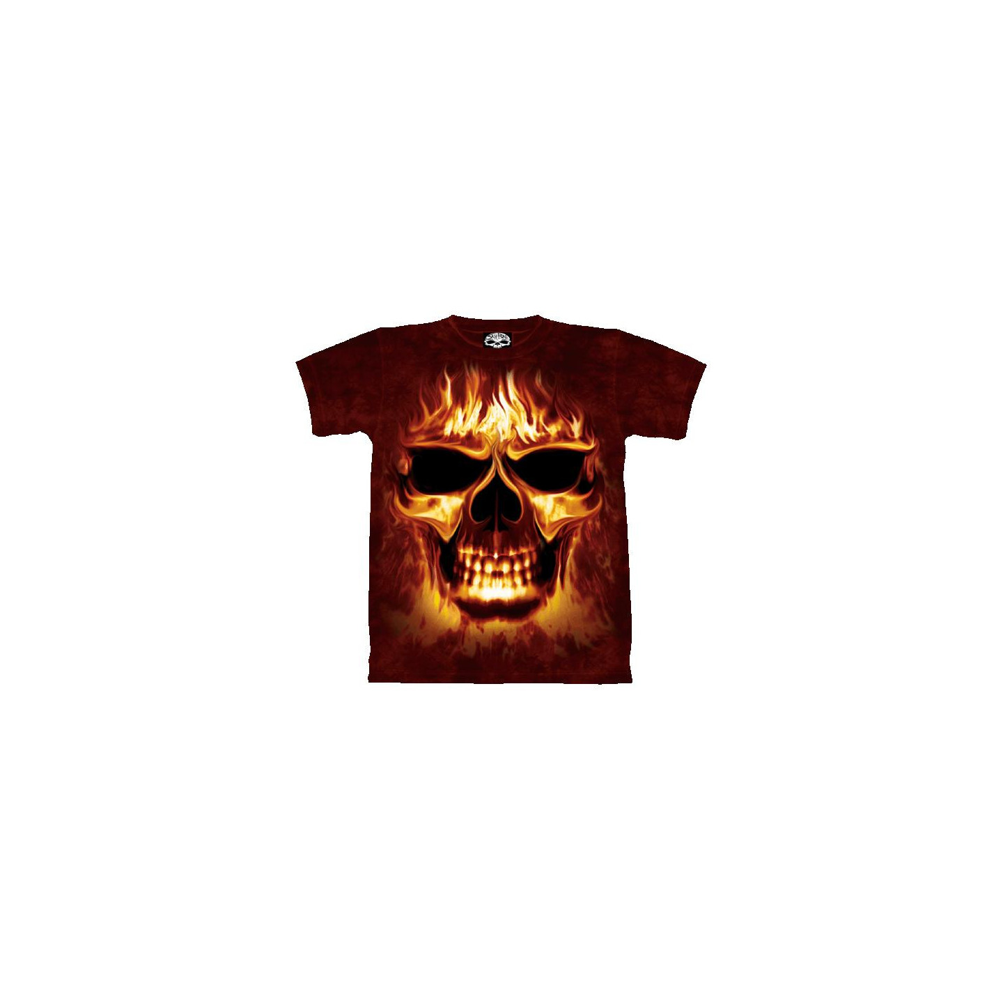 Skulfire - T-shirt tête de mort  - Crâne Tee shirt