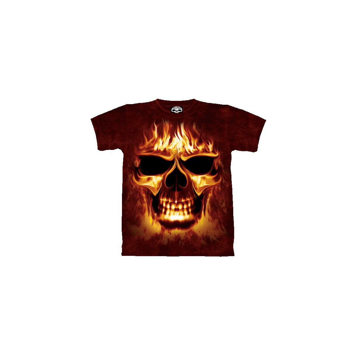 Skulfire - T-shirt tête de mort  - Crâne Tee shirt