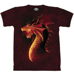 Dragon rouge - T-shirt - Skulbone