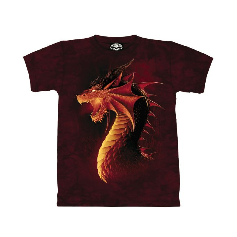 Dragon rouge - T-shirt - Skulbone