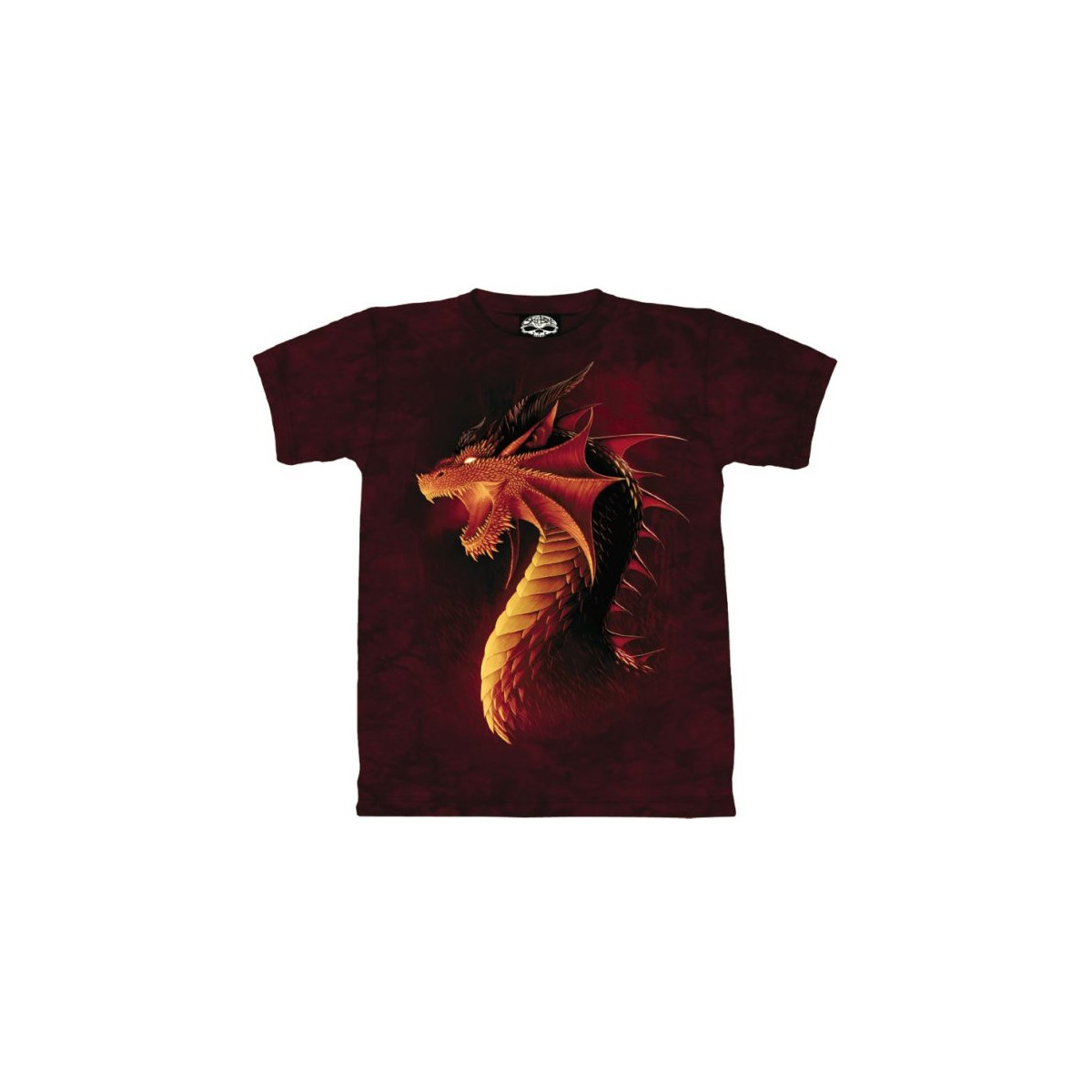 Dragon rouge - T-shirt - Skulbone