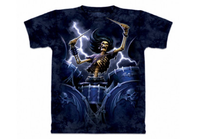 Death drummer - T-shirt homme - Dark