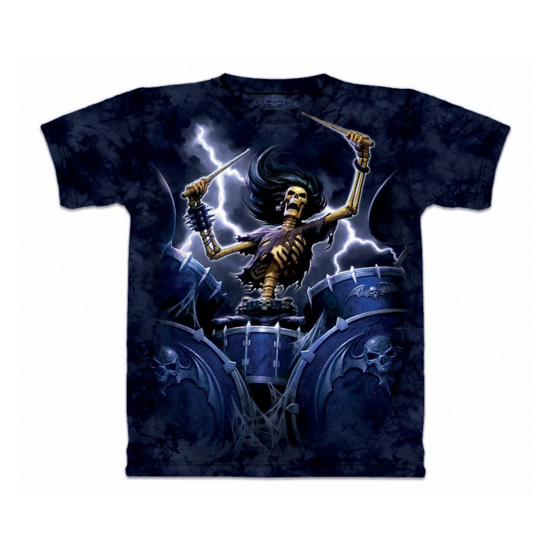 Death drummer - T-shirt homme - Dark