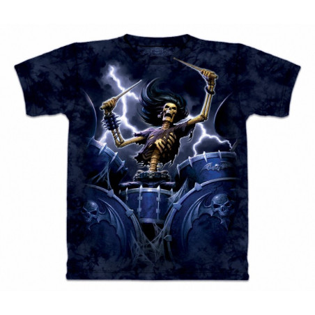 Death drummer - T-shirt homme - Dark
