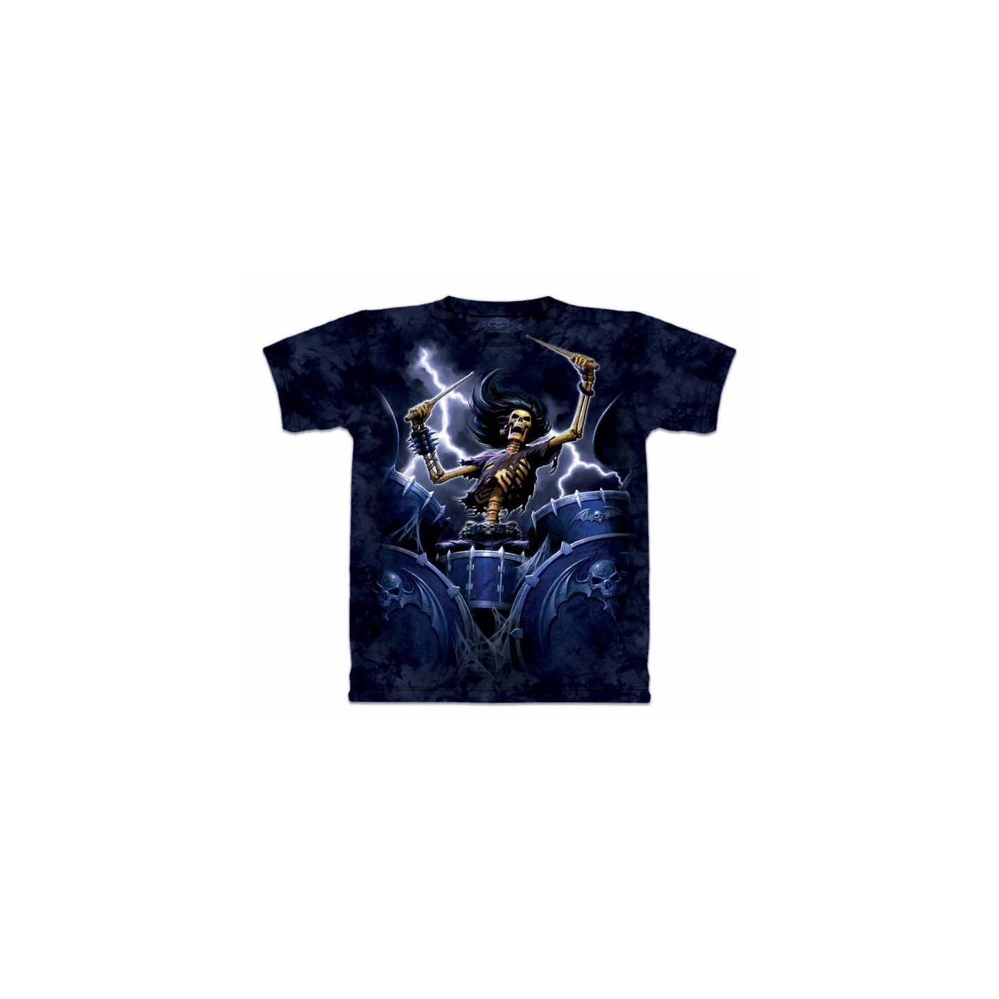 Death drummer - T-shirt homme - Dark