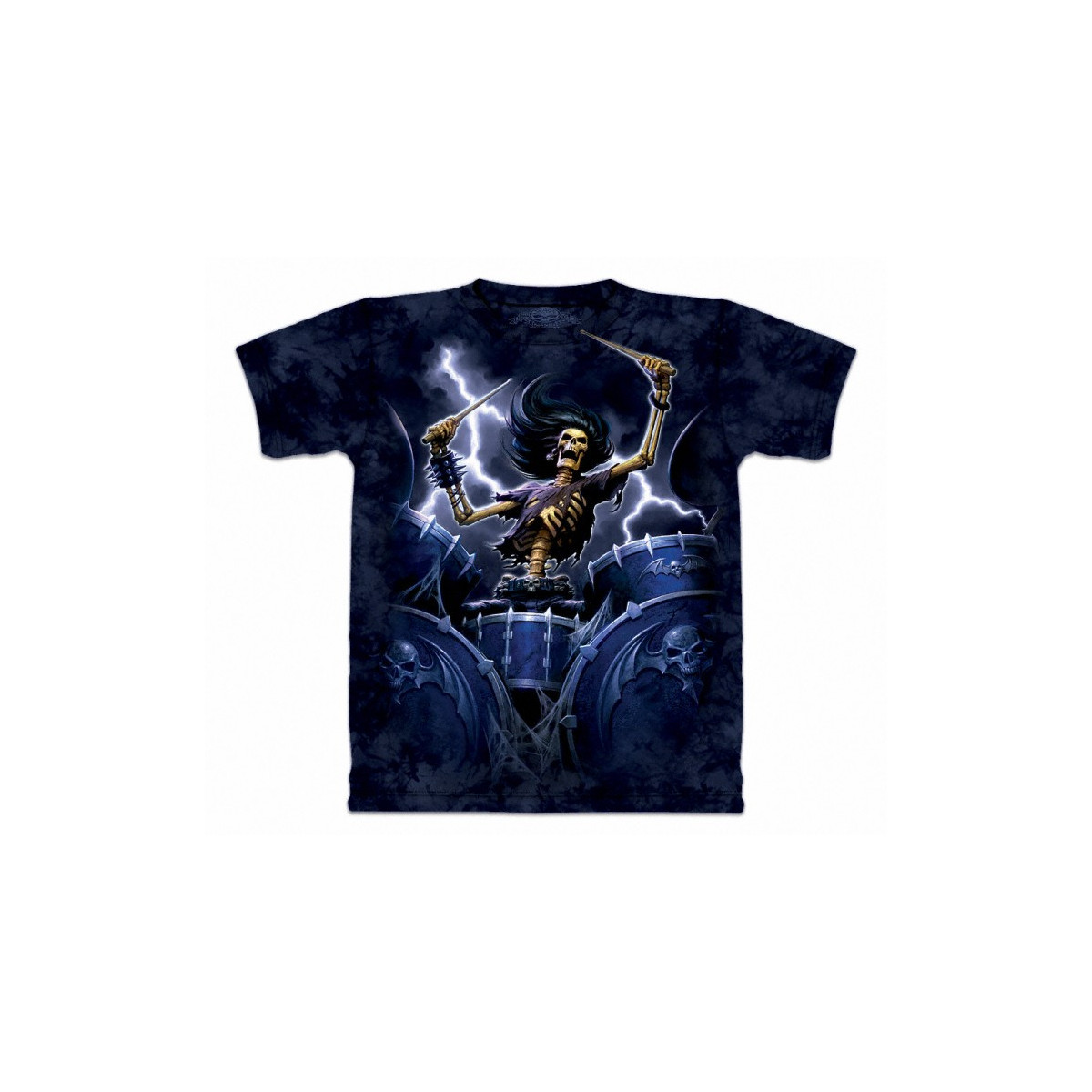 Death drummer - T-shirt homme - Dark