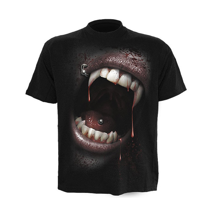 Goth fangs - T-shirt homme gothique - Vampire