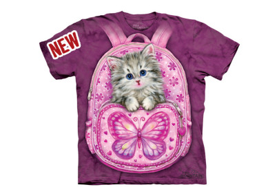 Backpack kitty - T-shirt enfant fille- Chat - The Mountain