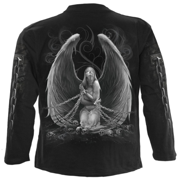 Captive spirit - T-shirt homme - Ange gothic - Manches