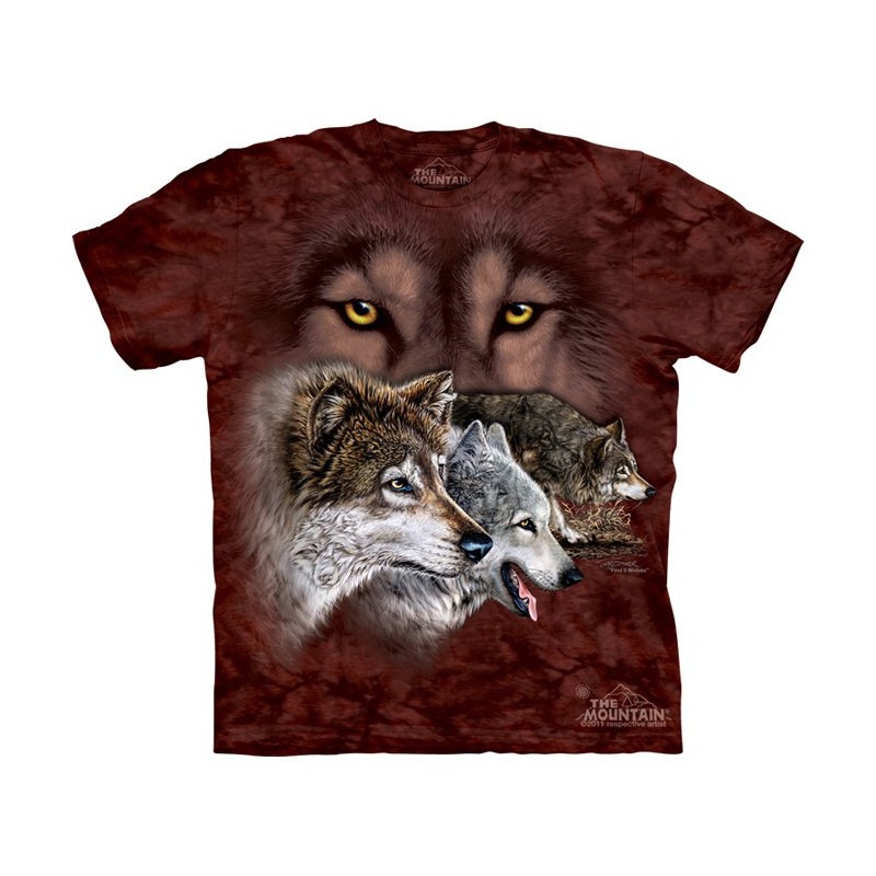 Find 9 wolves - T-shirt enfant loups - The Mountain