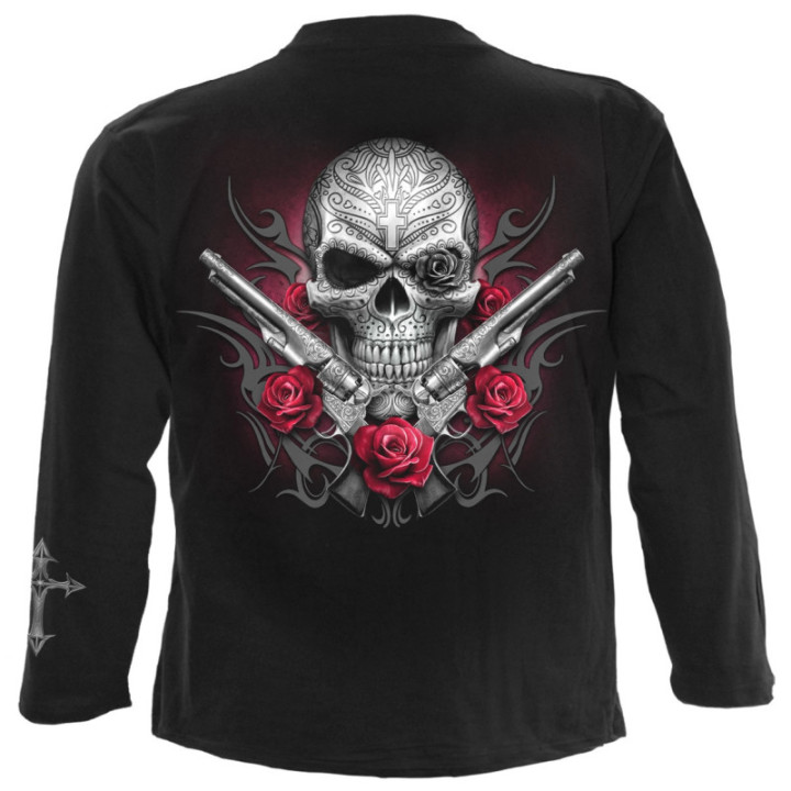 Death pistol - T-shirt homme - Manches longues - Spiral