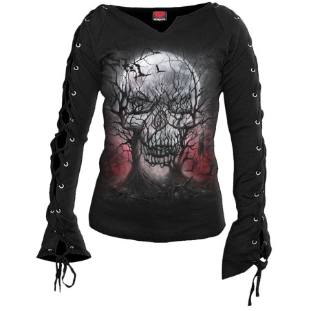 Dark roots - T-shirt femme gothique - Spiral - Lacup