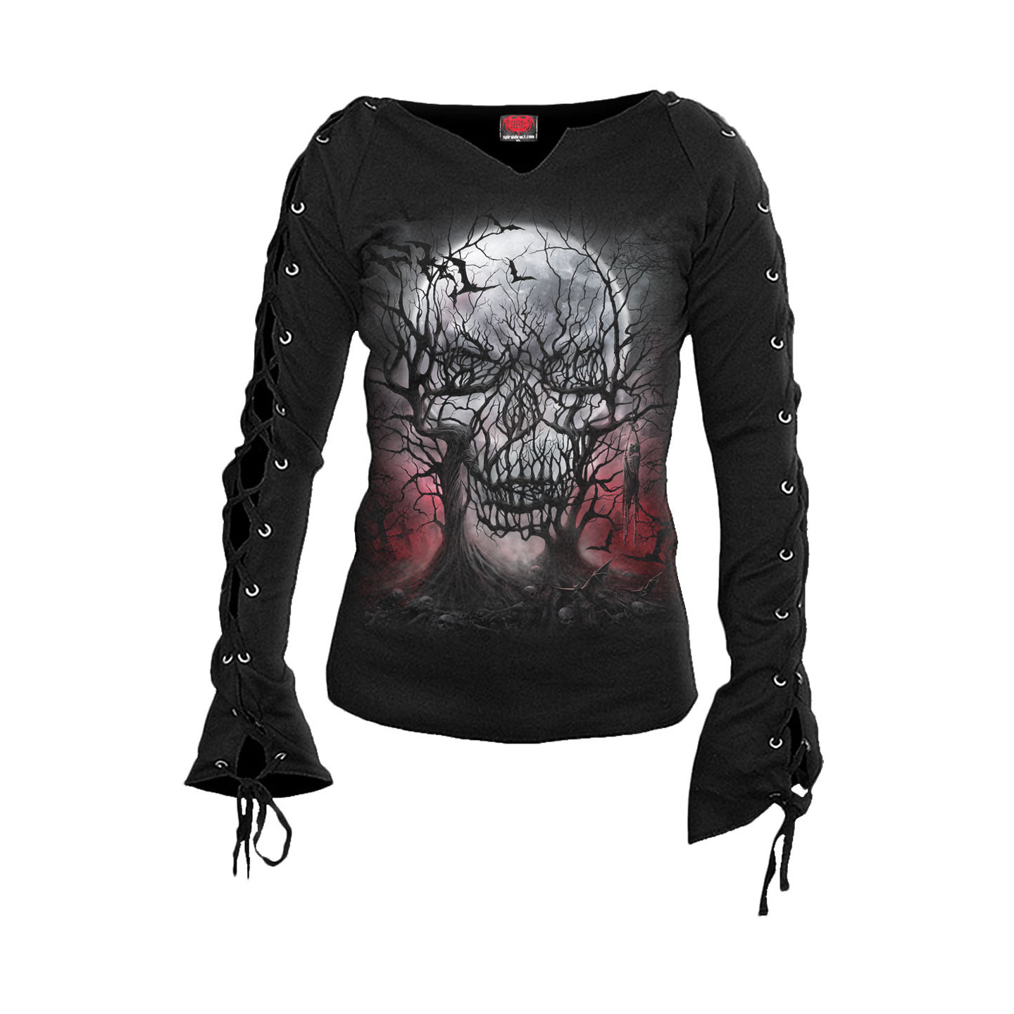 Dark roots - T-shirt femme gothique - Spiral - Lacup