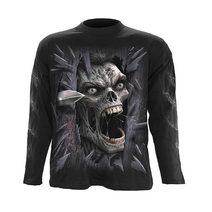 Heres Zombie - T-shirt homme - Manches longues