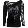 Dragon's cry - T-shirt femme dragon - Manches longues