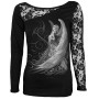 Captive spirit - T-shirt femme ange gothic - Manches longues - Spiral