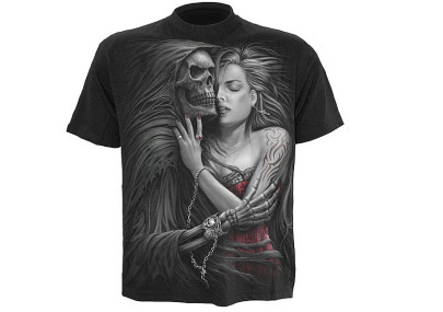 Death embrace - T-shirt homme - Squelette