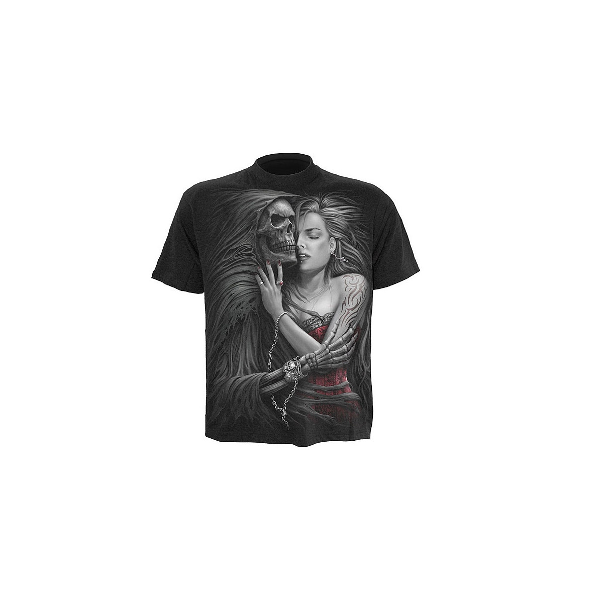 Death embrace - T-shirt homme - Squelette