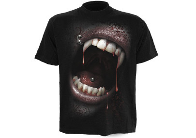 Goth fangs - T-shirt homme gothique - Vampire