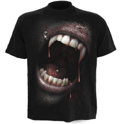 Goth fangs - T-shirt homme gothique - Vampire
