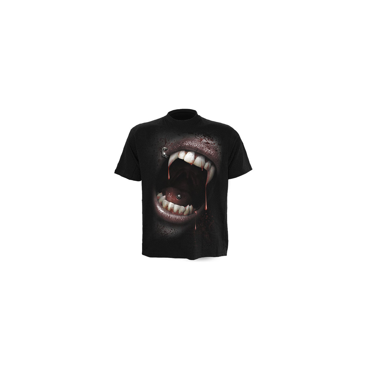 Goth fangs - T-shirt homme gothique - Vampire