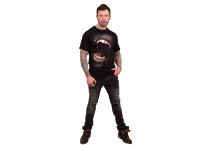 Goth fangs - T-shirt homme gothique - Vampire