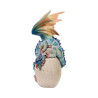 Dragon bleu sur un oeuf - Figurine