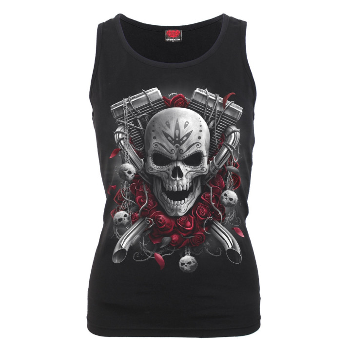 DOTD Bikers - Débardeur femme gothic - Crâne