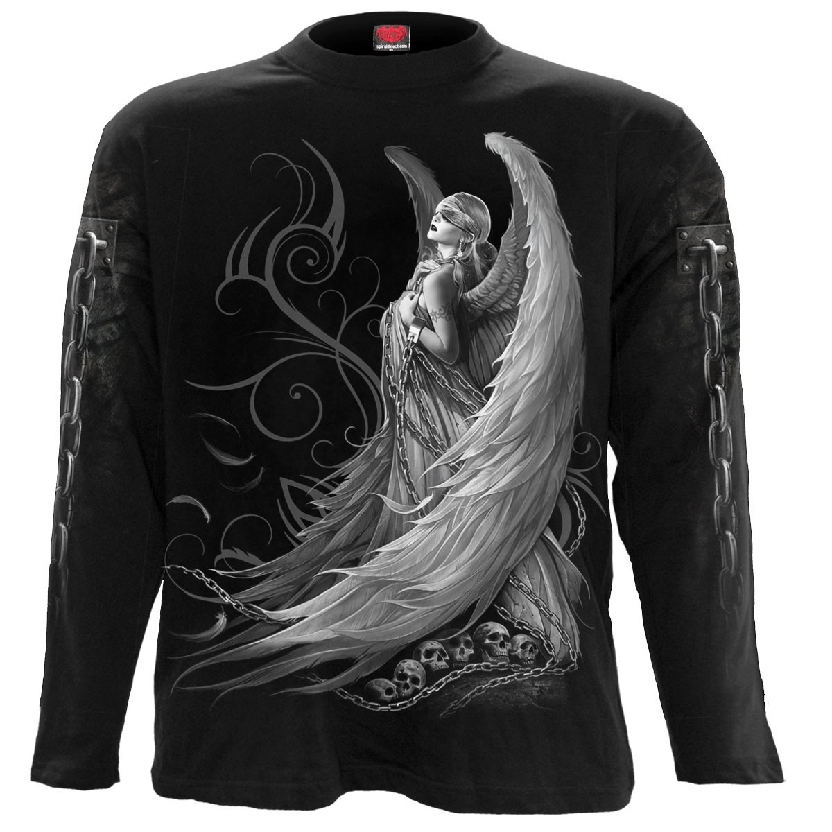 Captive spirit - T-shirt homme - Ange gothic - Manches longues