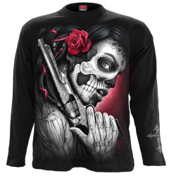 Death pistol - T-shirt homme - Manches longues - Spiral