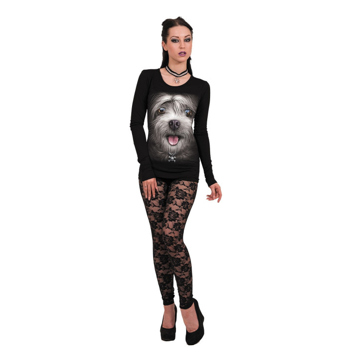 Misty eyes - T-shirt femme - Chien - Manches longues