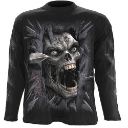 Heres Zombie - T-shirt homme - Manches longues