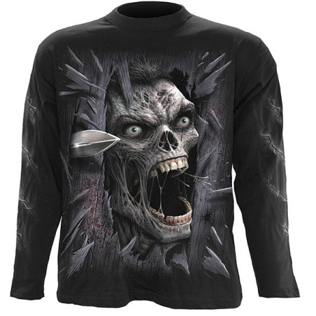 Heres Zombie - T-shirt homme - Manches longues
