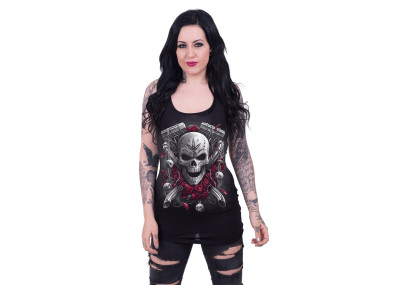 DOTD Bikers - Débardeur femme gothic - Crâne