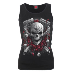 DOTD Bikers - Débardeur femme gothic - Crâne
