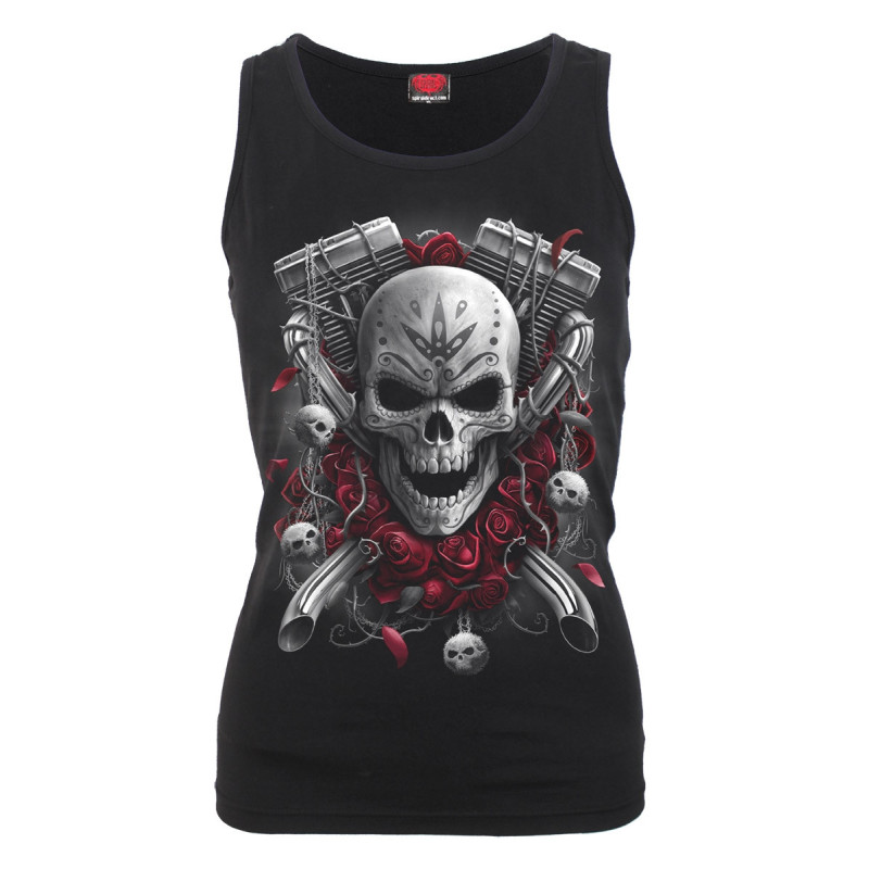 DOTD Bikers - Débardeur femme gothic - Crâne