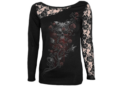 Death heads - T-shirt femme gothic - Spiral