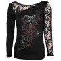 Death heads - T-shirt femme gothic - Spiral