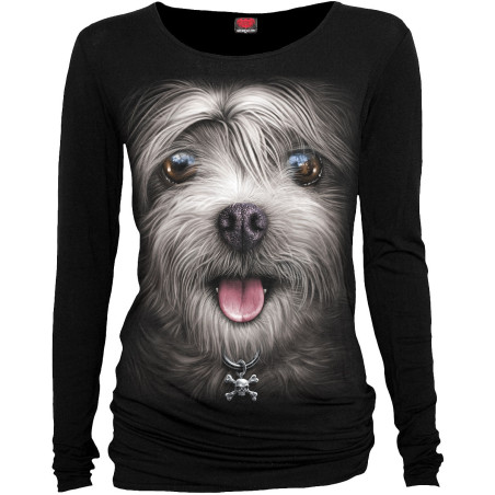 Misty eyes - T-shirt femme - Chien - Manches longues