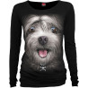 Misty eyes - T-shirt femme - Chien - Manches longues
