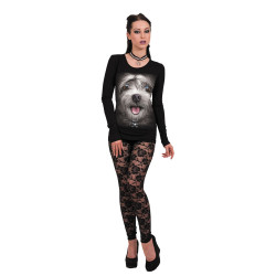 Misty eyes - T-shirt femme - Chien - Manches longues