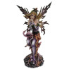 Figurine fée elfe et petit dragon (29x15cm)