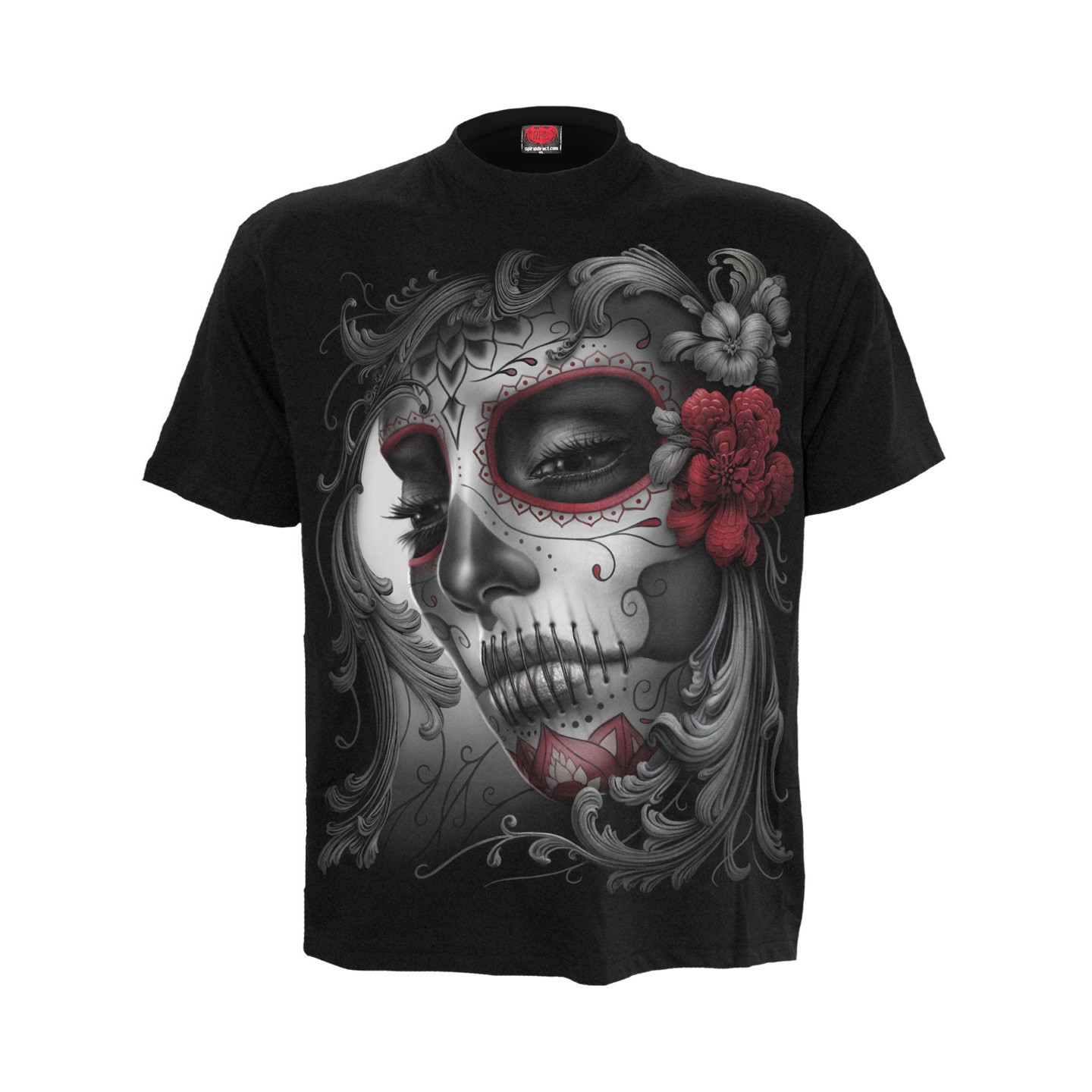 Skull roses - T-shirt homme - Fantasy gothique