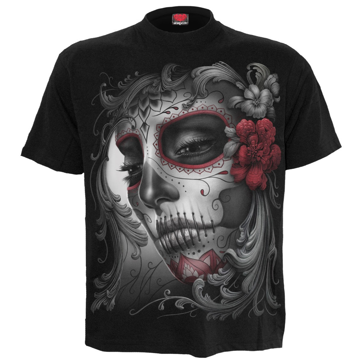 Skull roses - T-shirt homme - Fantasy gothique