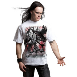 Dark roots - T-shirt blanc gothique - Spiral