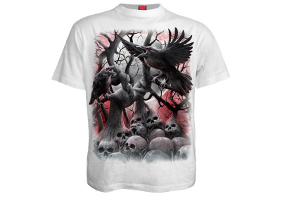 Dark roots - T-shirt blanc gothique - Spiral